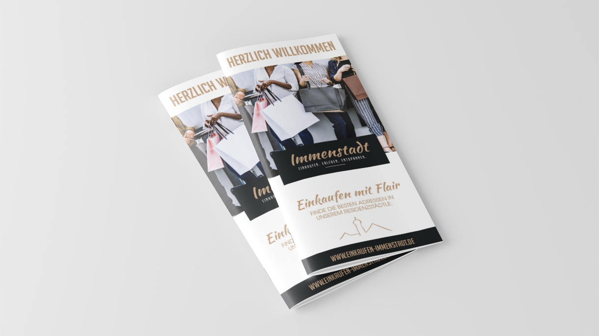 Broschüre Einkaufen Immenstadt