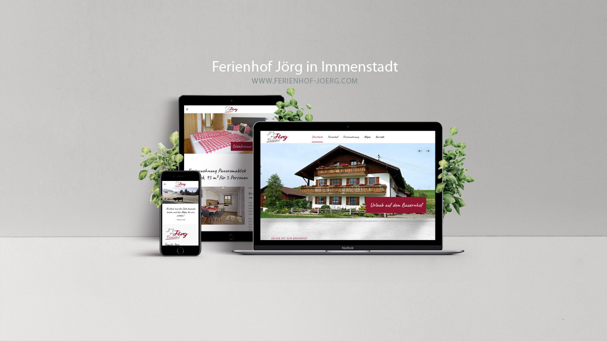 Webdesign Ferienhof Jörg