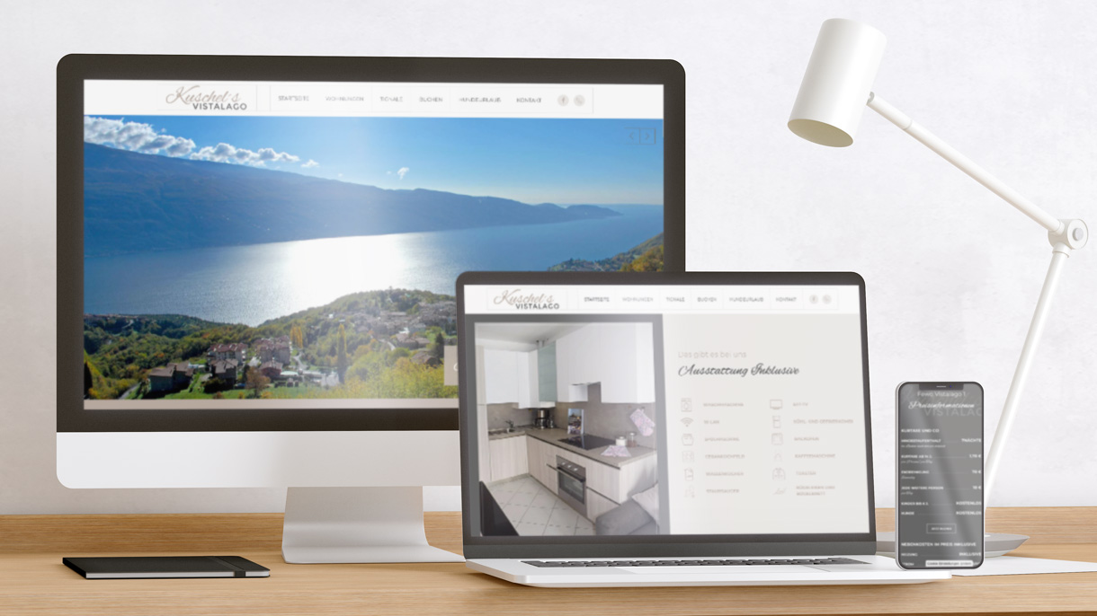 Relaunch Webdesign Vistalago Gardasee