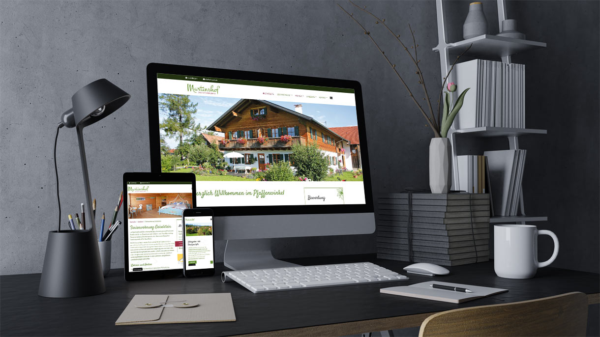 Webdesign für www.hof-martin.de