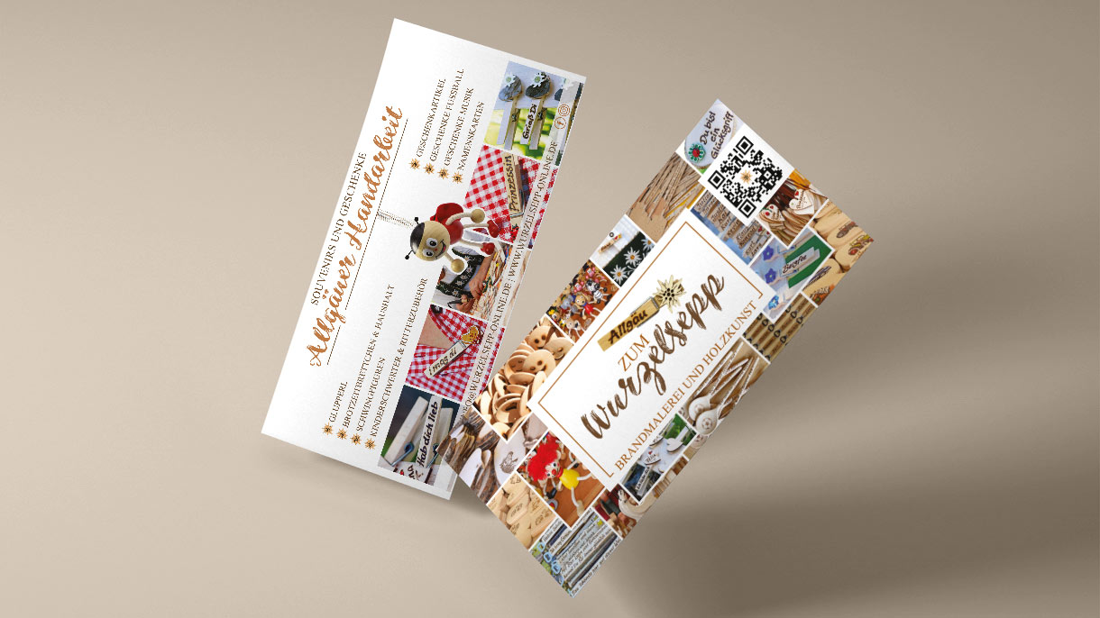 Flyer Din lang | 2-seitig Wurzelsepp