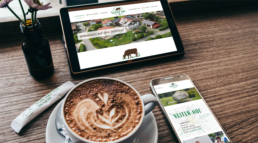 Webdesign Veiter Hof - Kuschel Software & Design