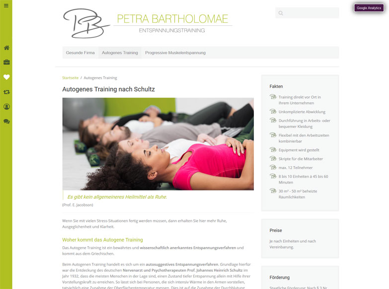 Petra Bartholomae | Autogenes Training