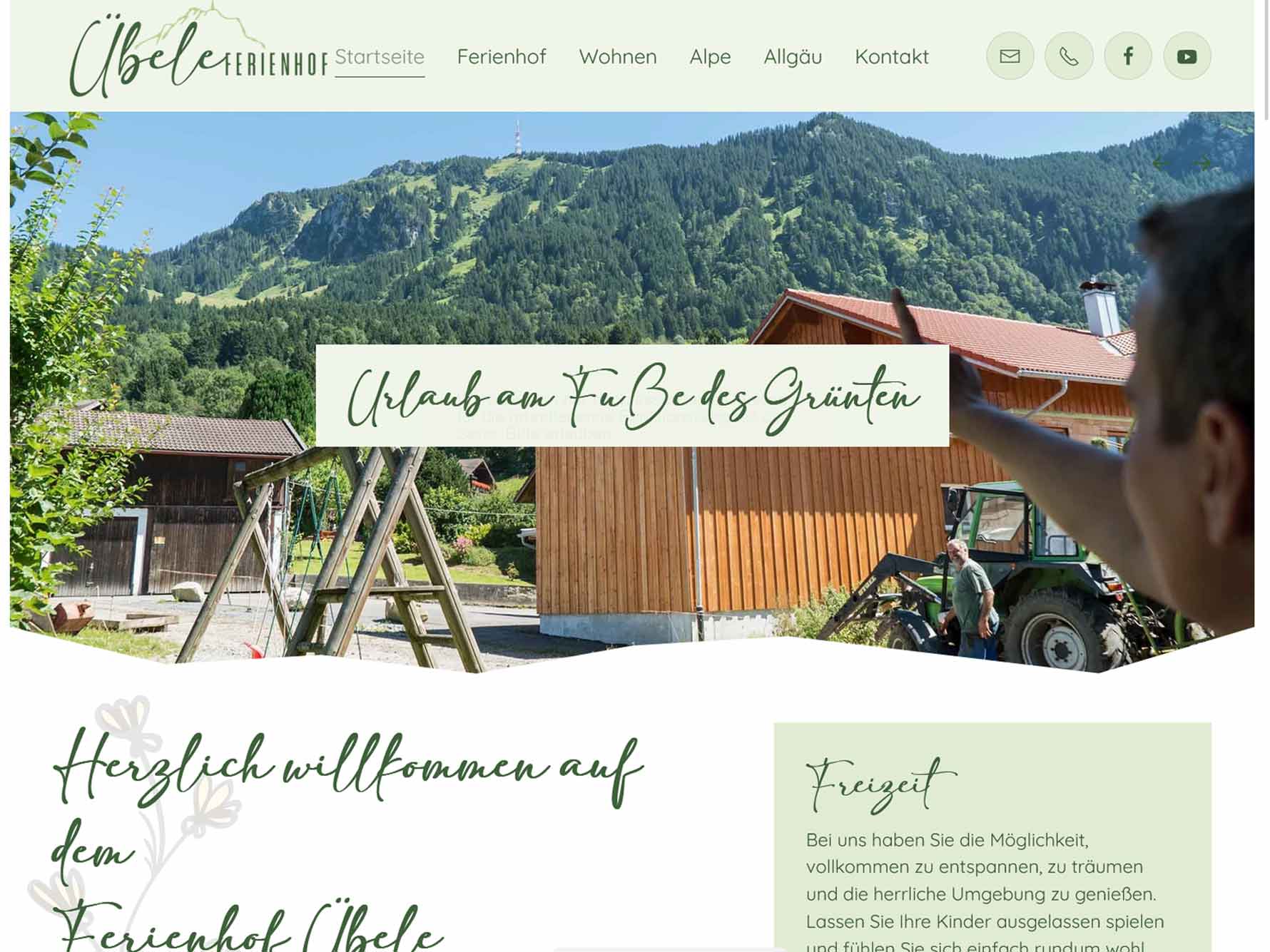 Webdesign | Ferienhof Übele