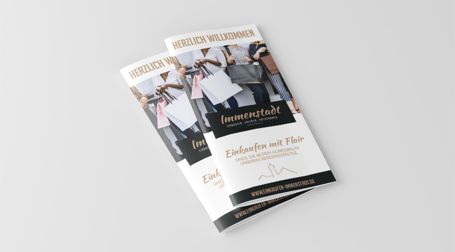 Broschüre Einkaufen Immenstadt - Kuschel Software & Design
