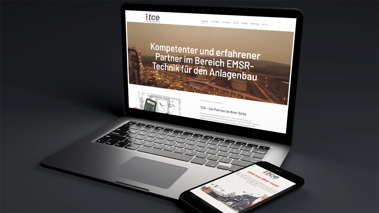 Webdesign www.tce-gmbh.de